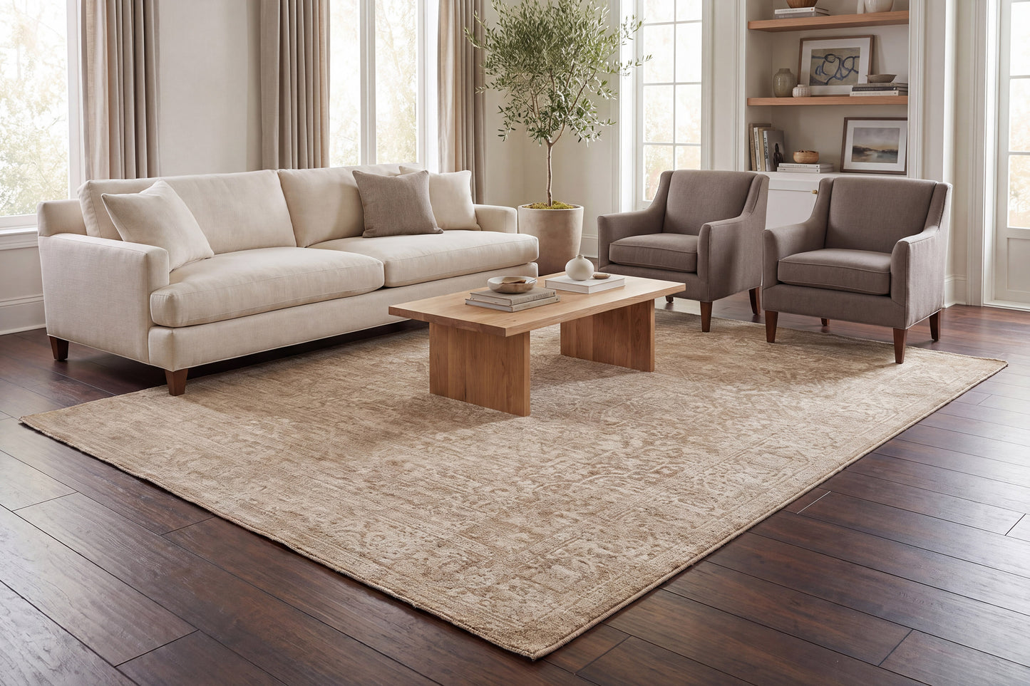 Meadow 17973-780 Gold/Beige Area Rug