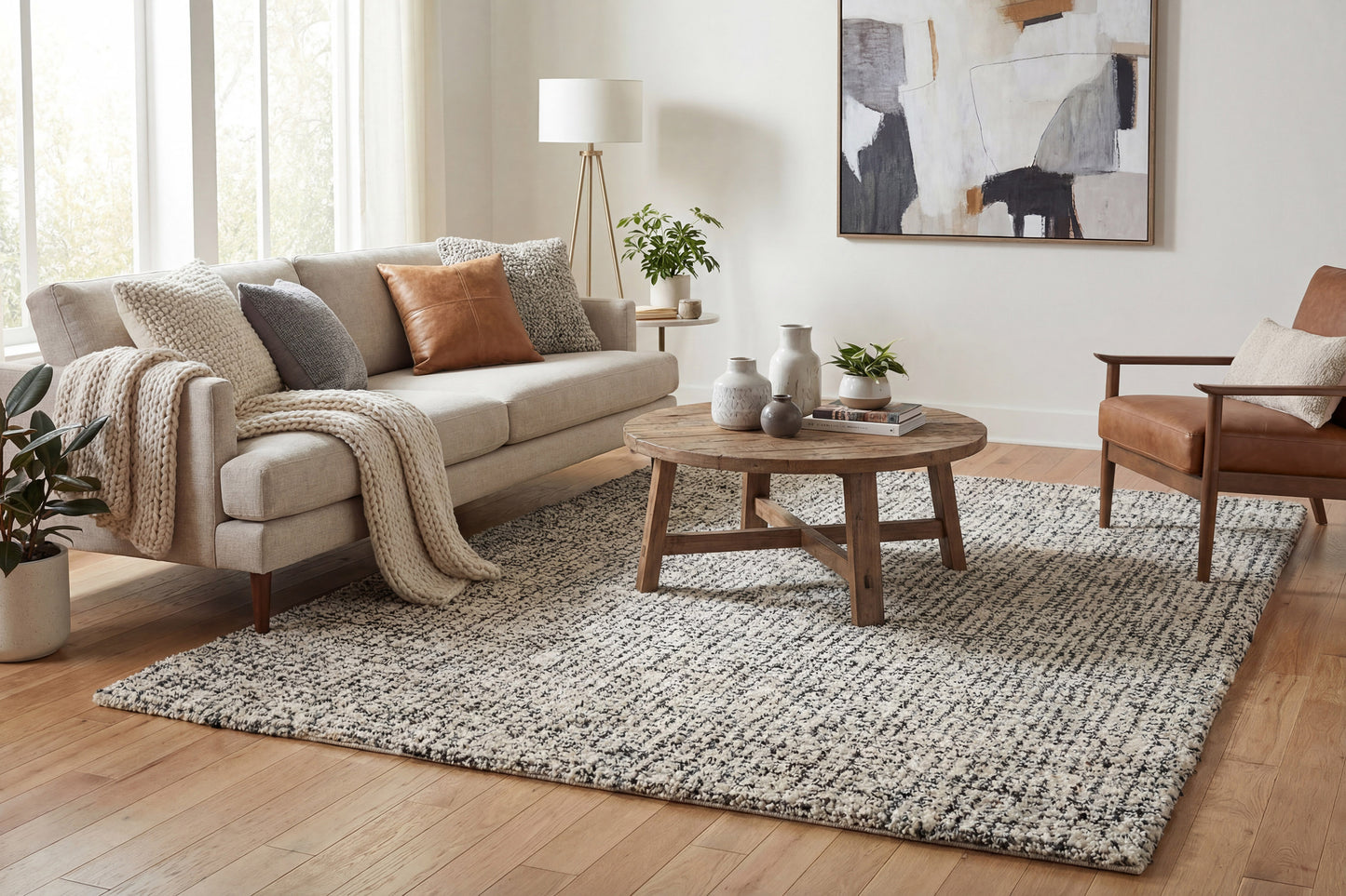 Mehari 23160-6288 Grey/Ivory Area Rug