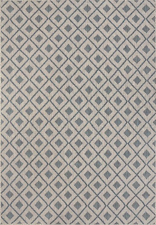 Melissa 4232-950 Grey/Blue Area Rug