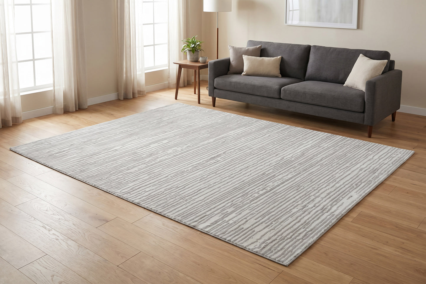 Merry 8830-190 Cream/Grey Area Rug