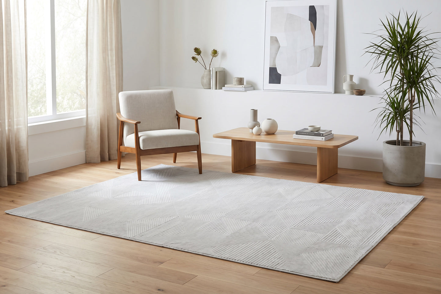 Merry 8834-800 Beige Area Rug