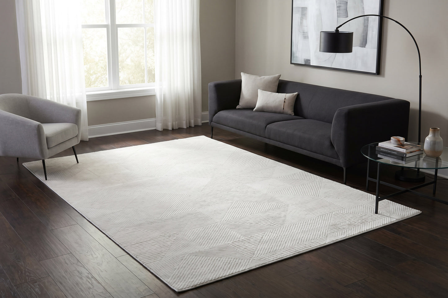 Merry 8834-800 Beige Area Rug