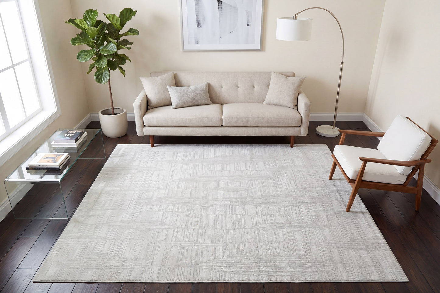 Merry 8835-800 Beige Area Rug