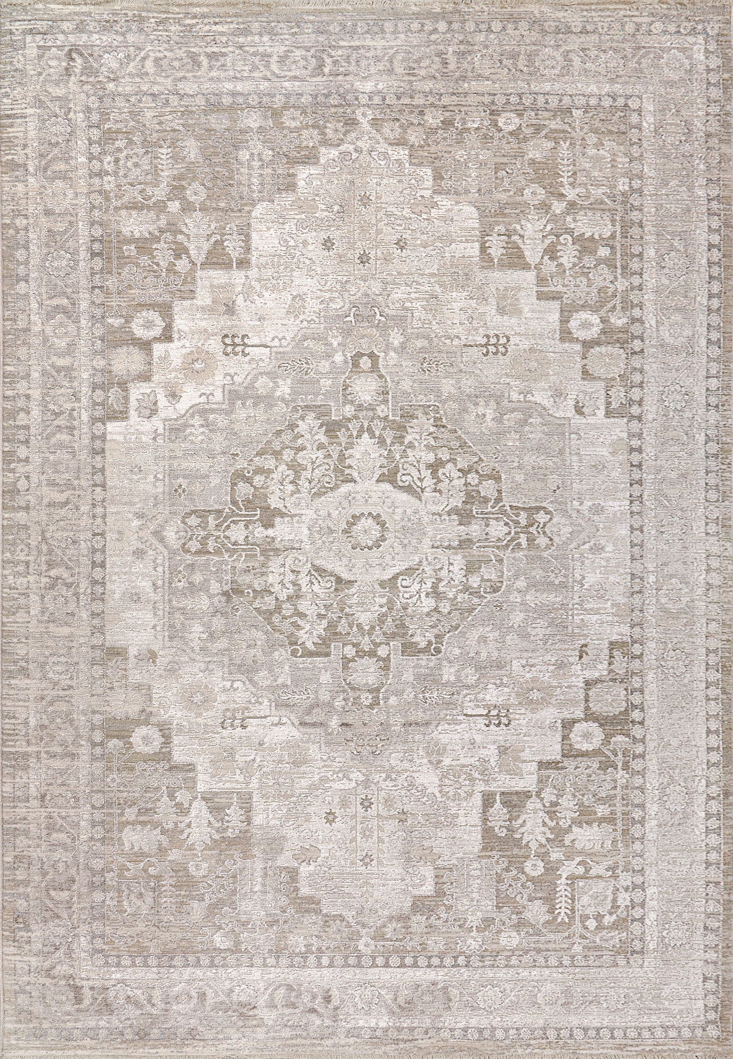 Mesa 9741-180 Cream/Beige Area Rug