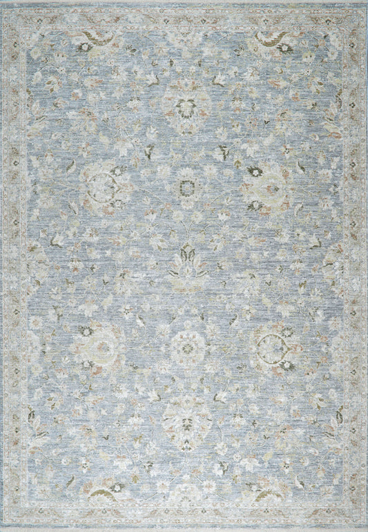 Milano 12502-518 Navy/Ivory/Beige Area Rug