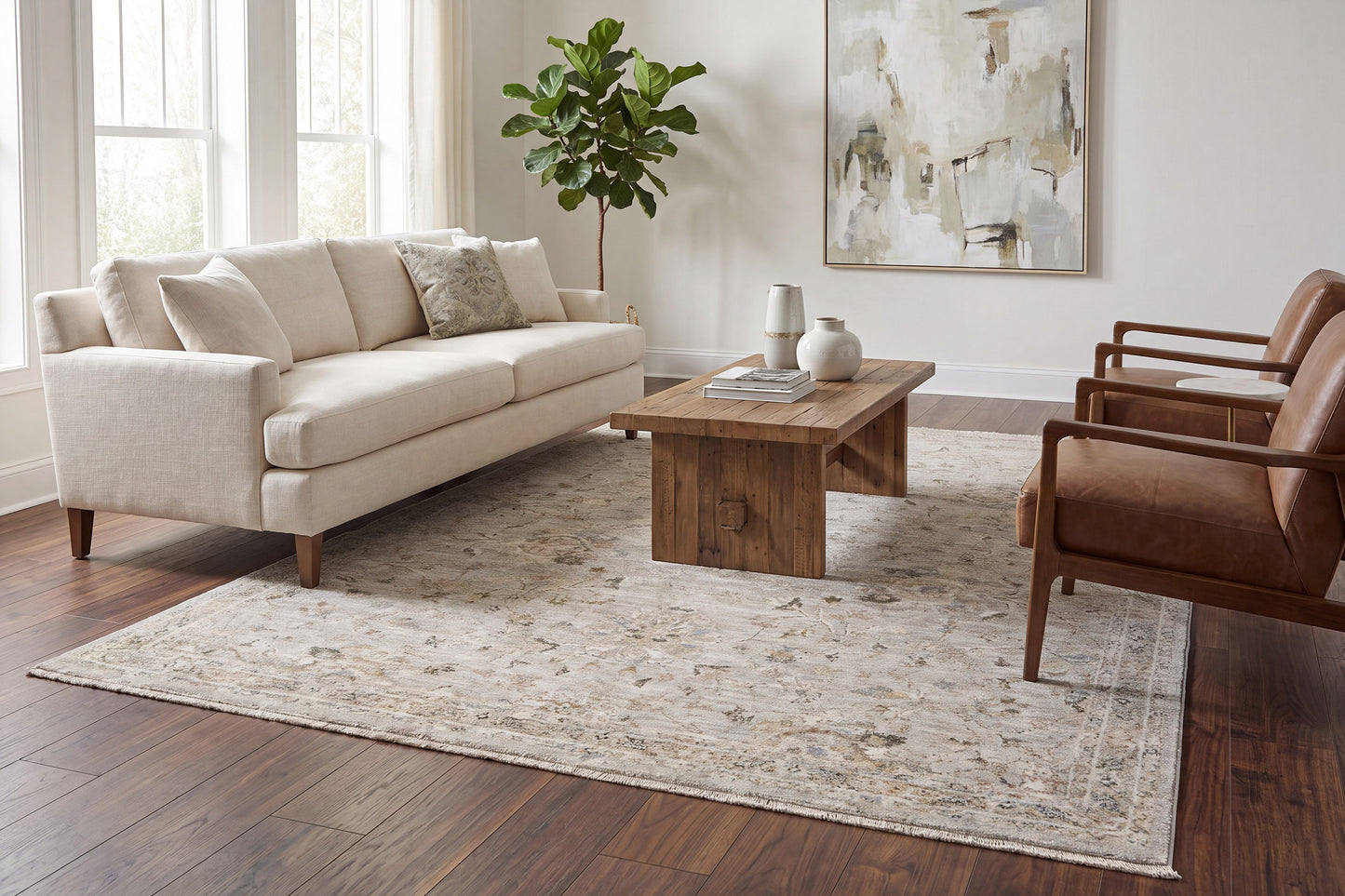 Milano 12502-918 Grey/Light Grey/Beige Area Rug