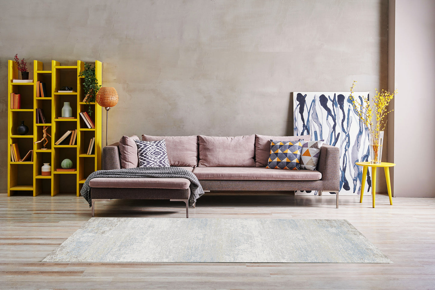 Milano 12503-998 Light Grey/Grey/Beige Area Rug