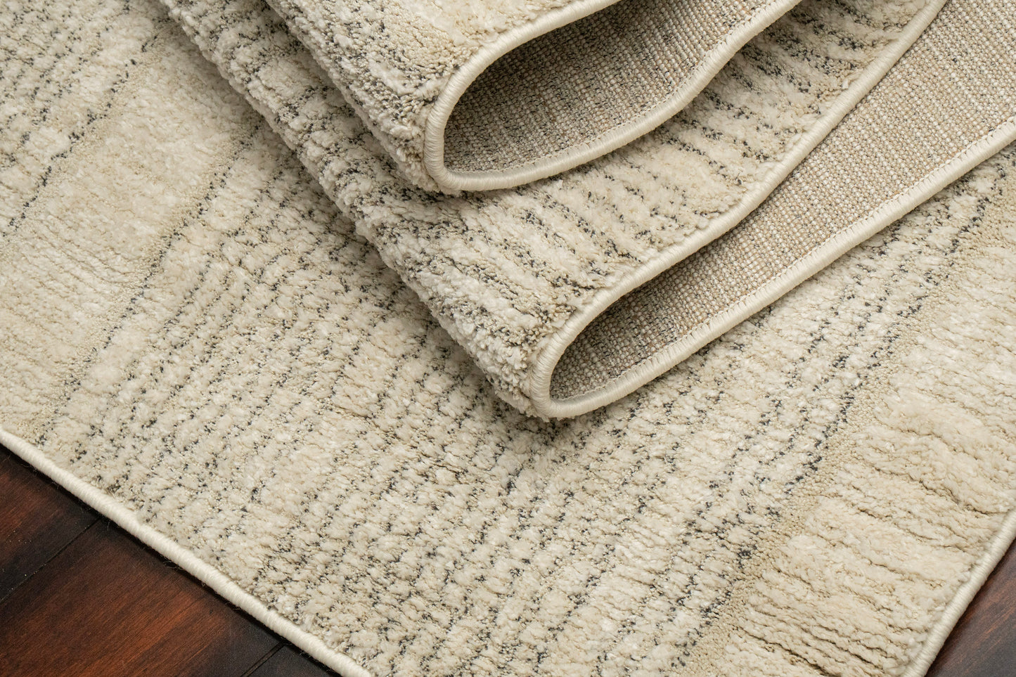 Monroe 9801-890 Beige/Grey Area Rug