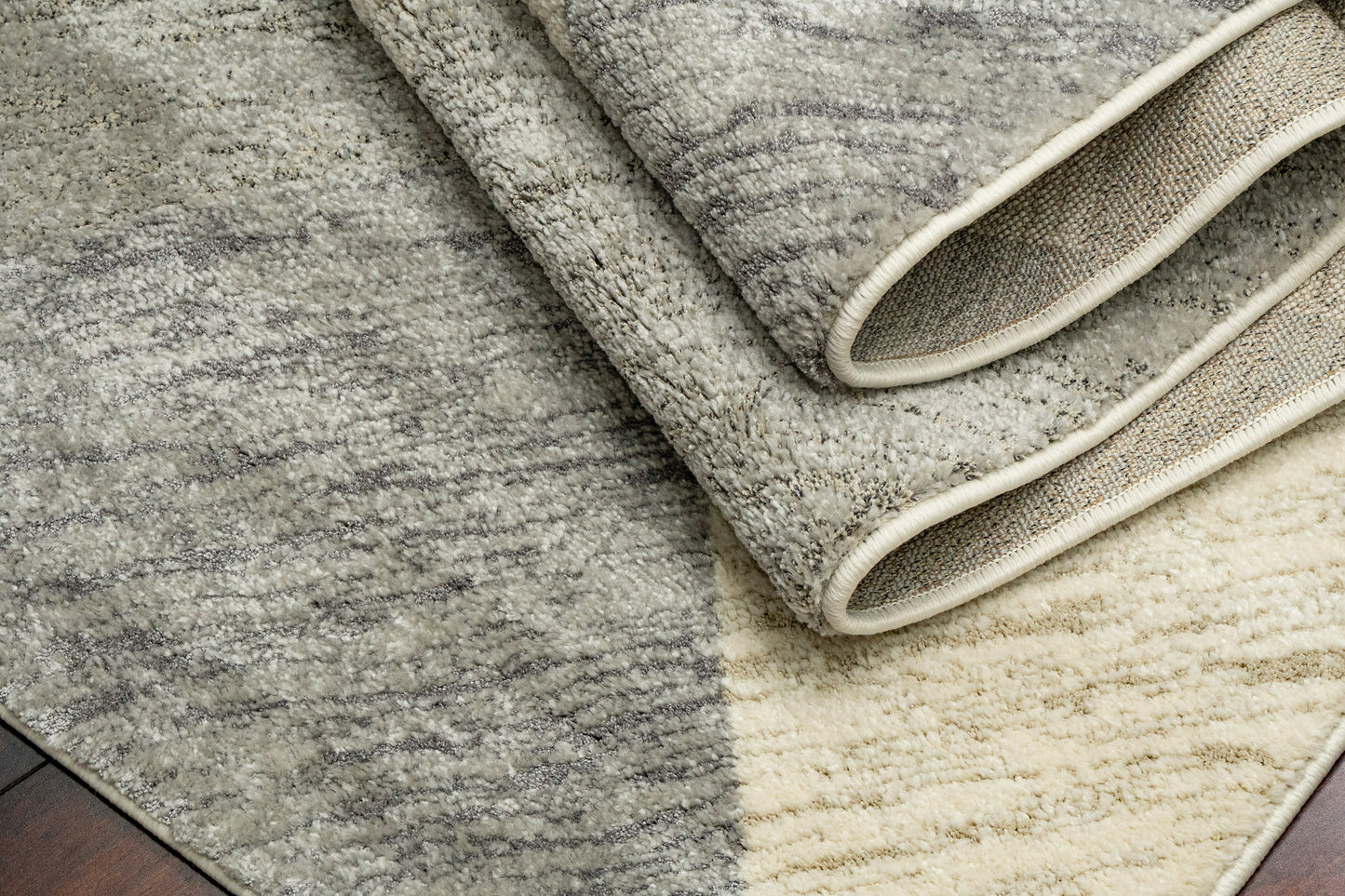 Monroe 9812-190 Ivory/Grey Area Rug