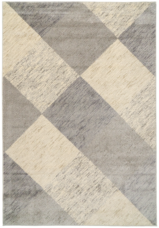 Monroe 9812-190 Ivory/Grey Area Rug