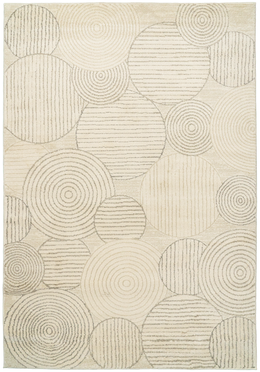 Monroe 9815-190 Ivory/Grey Area Rug