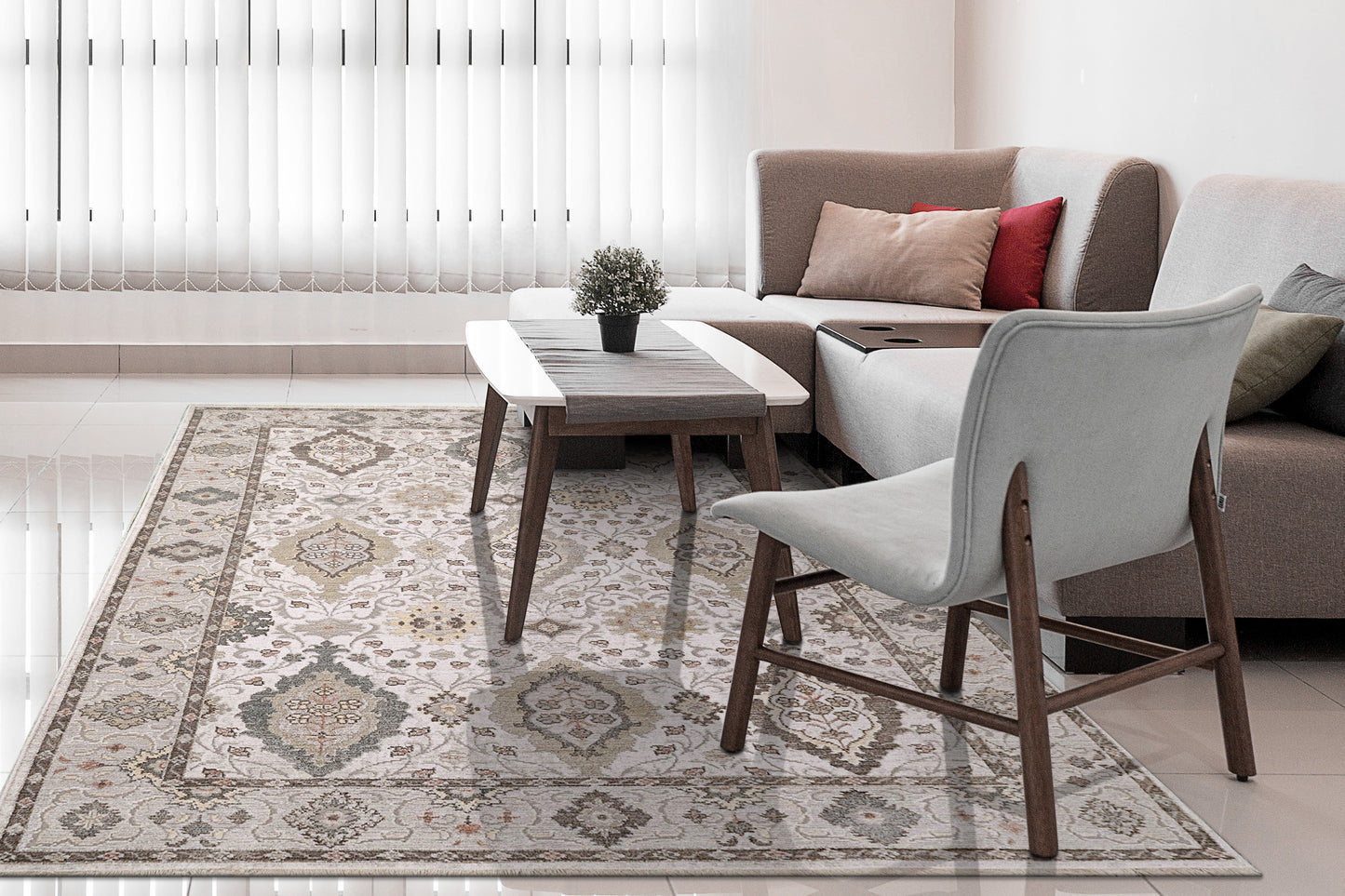 Mood 8473-599 Blue/Multi Area Rug