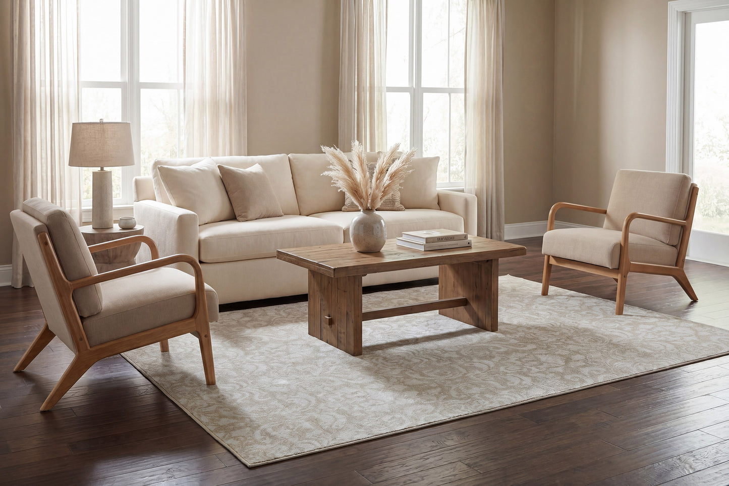 Mysterio 1217-101 Ivory Area Rug
