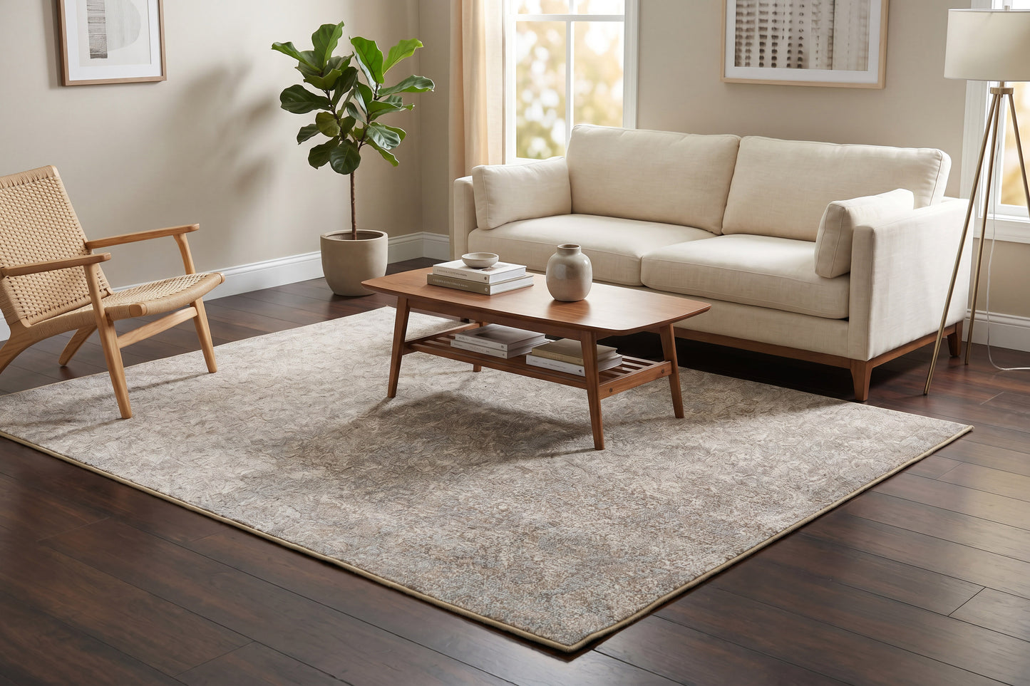 Mysterio 1217-900 Silver Area Rug