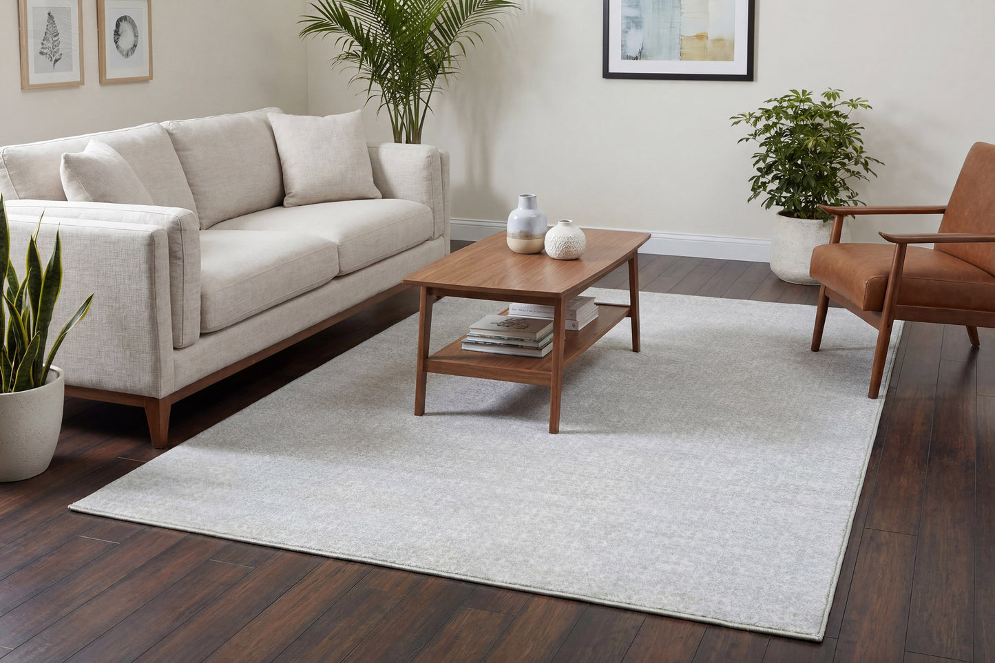 Mysterio 12222-910 Beige/Cream Area Rug