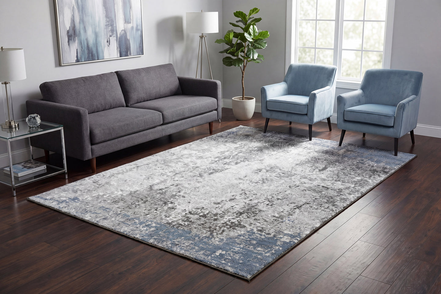 Mysterio 12257-506 Beige/Grey/Taupe Area Rug