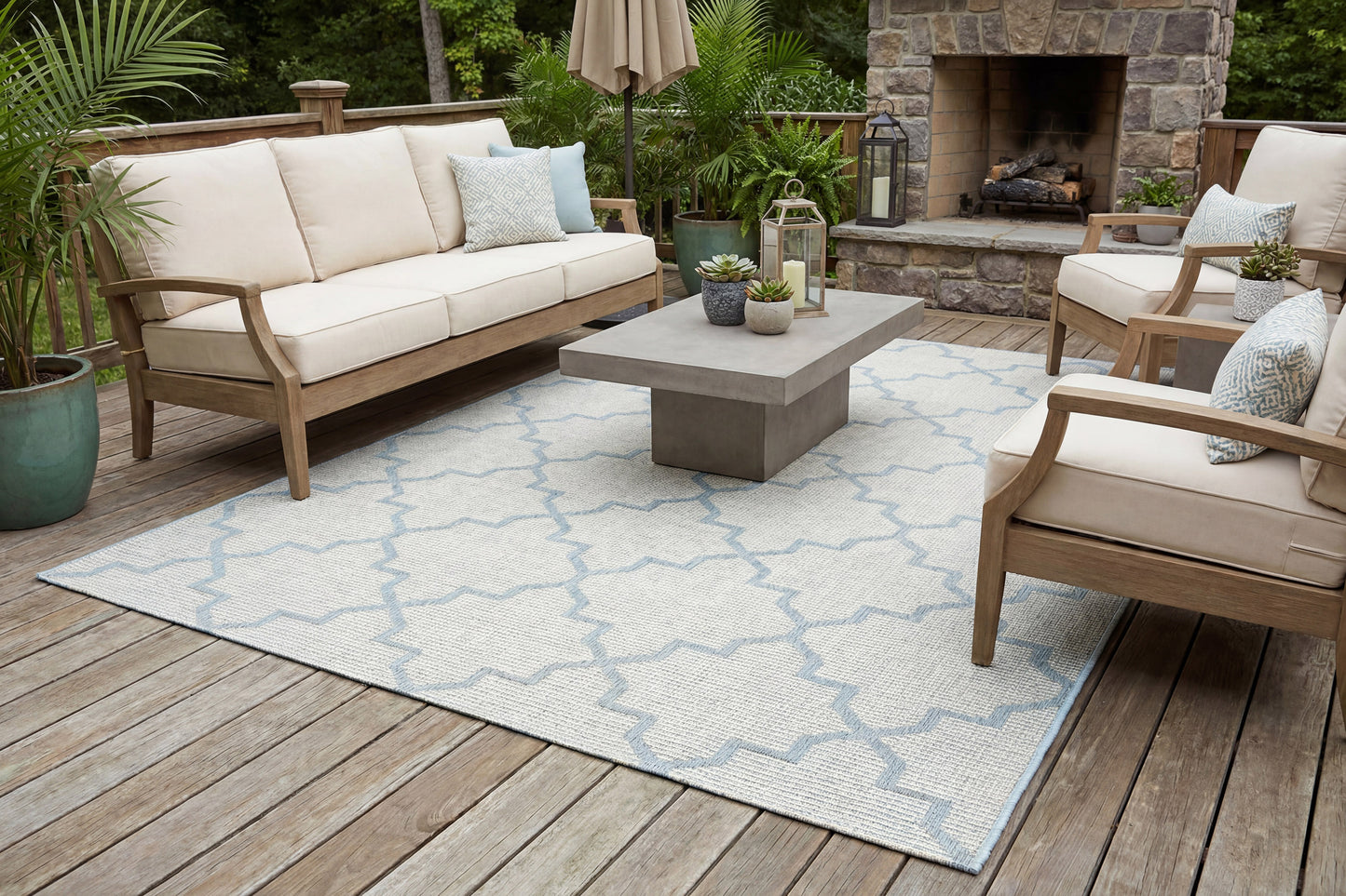 Newport 96003-5001 Blue Area Rug