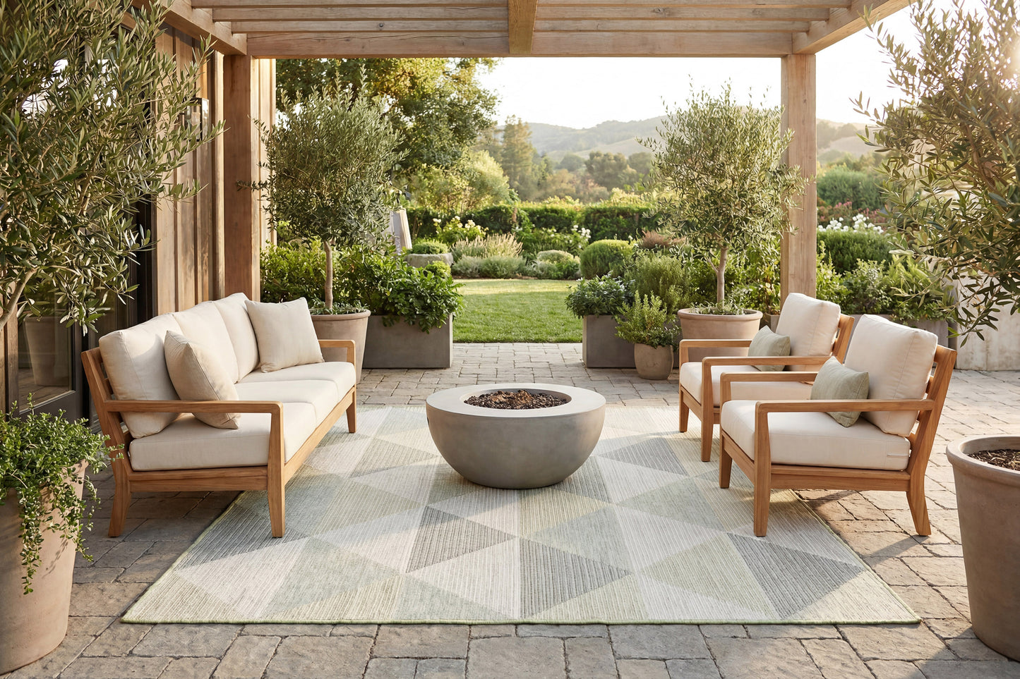 Newport 96004-4002 Green Area Rug