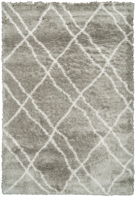 Nordic 7431-900 Silver/White Area Rug