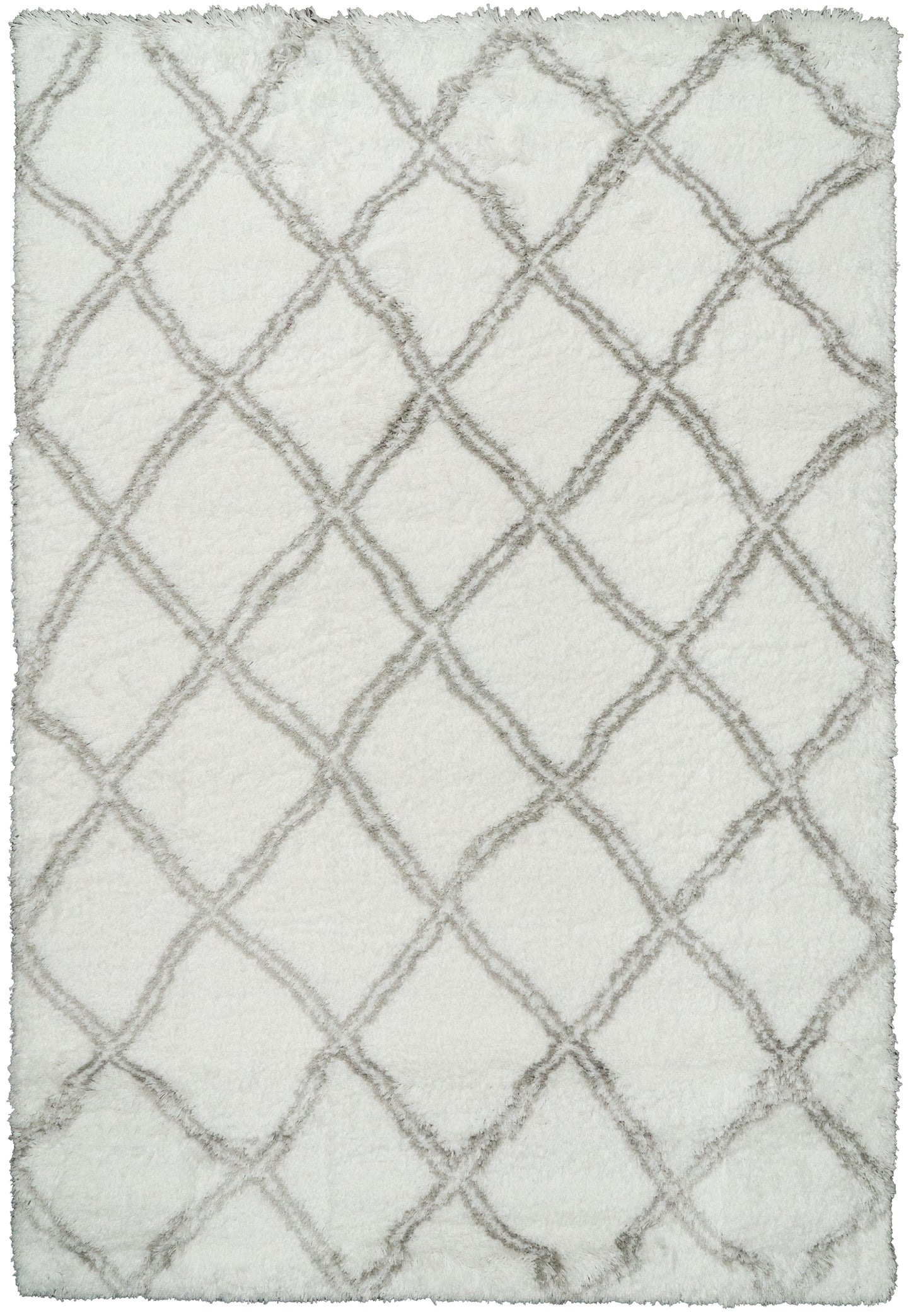 Nordic 7432-100 White/Silver Area Rug