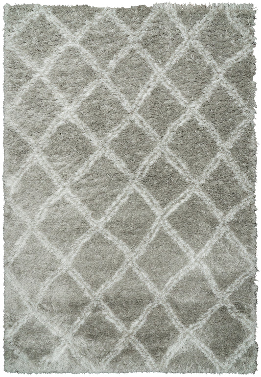 Nordic 7432-900 Silver/White Area Rug