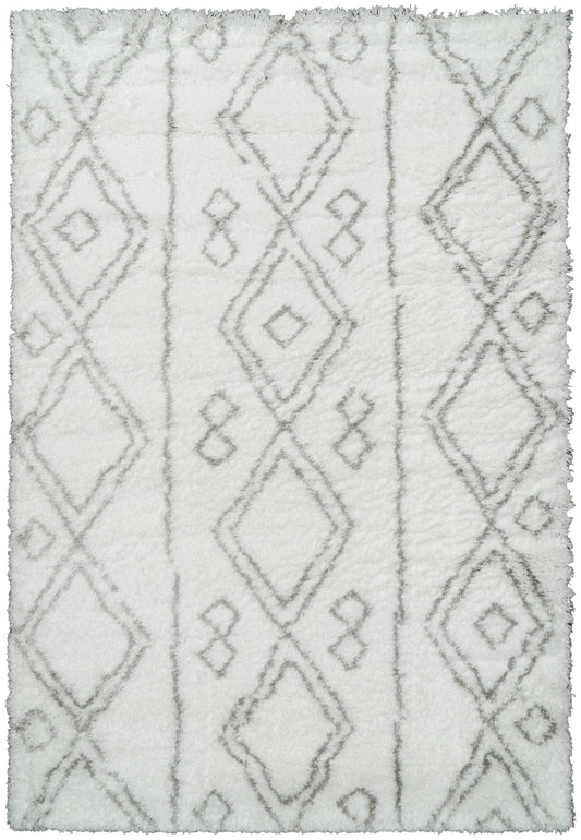 Nordic 7434-100 Grey/White Area Rug