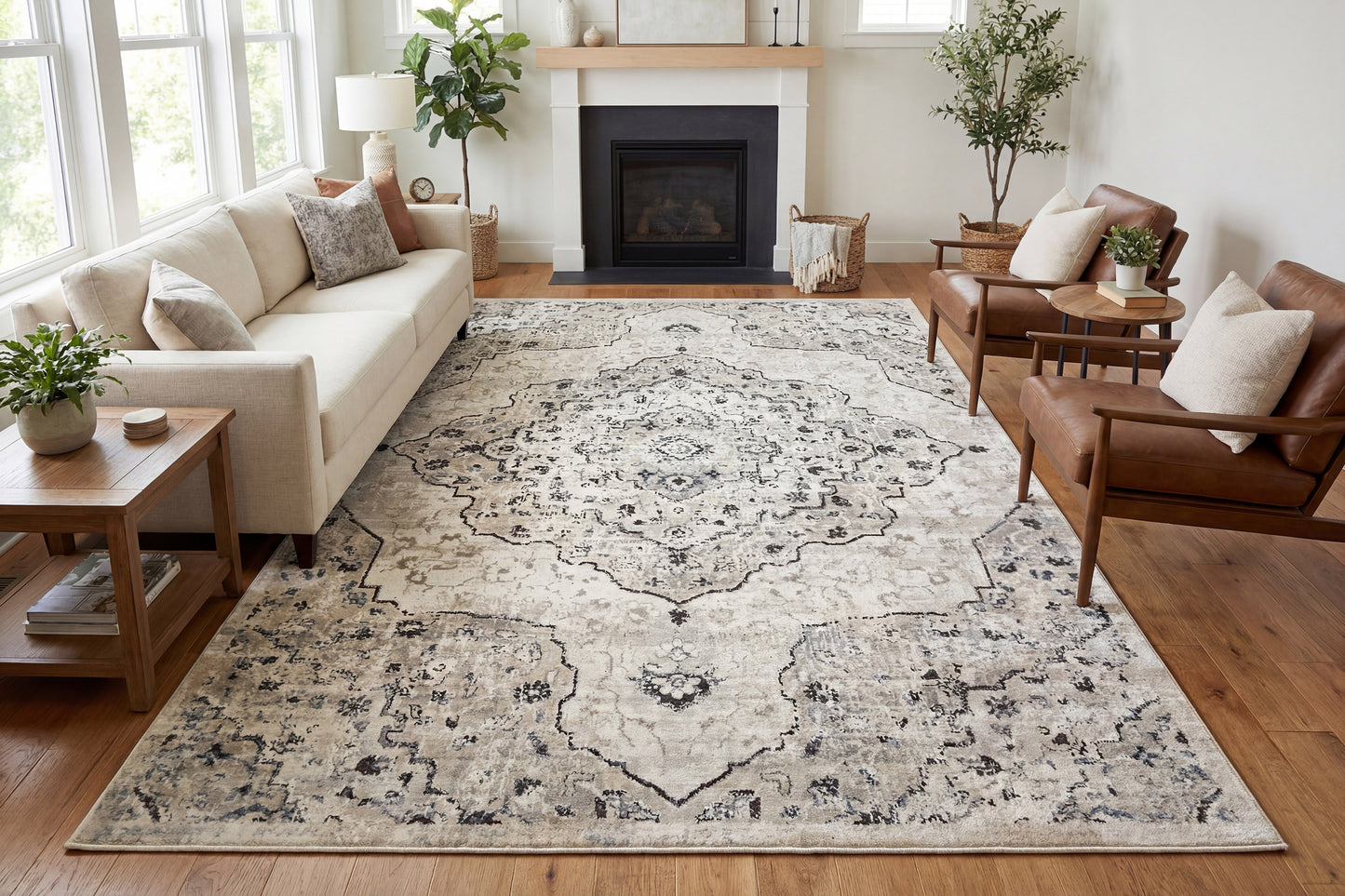 Norma 7281-500 Blue Area Rug