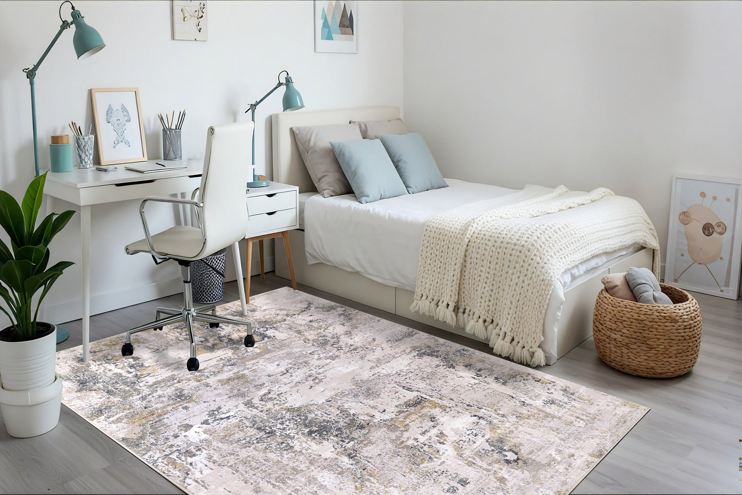 Nova 7083-899 Beige/Multi Area Rug