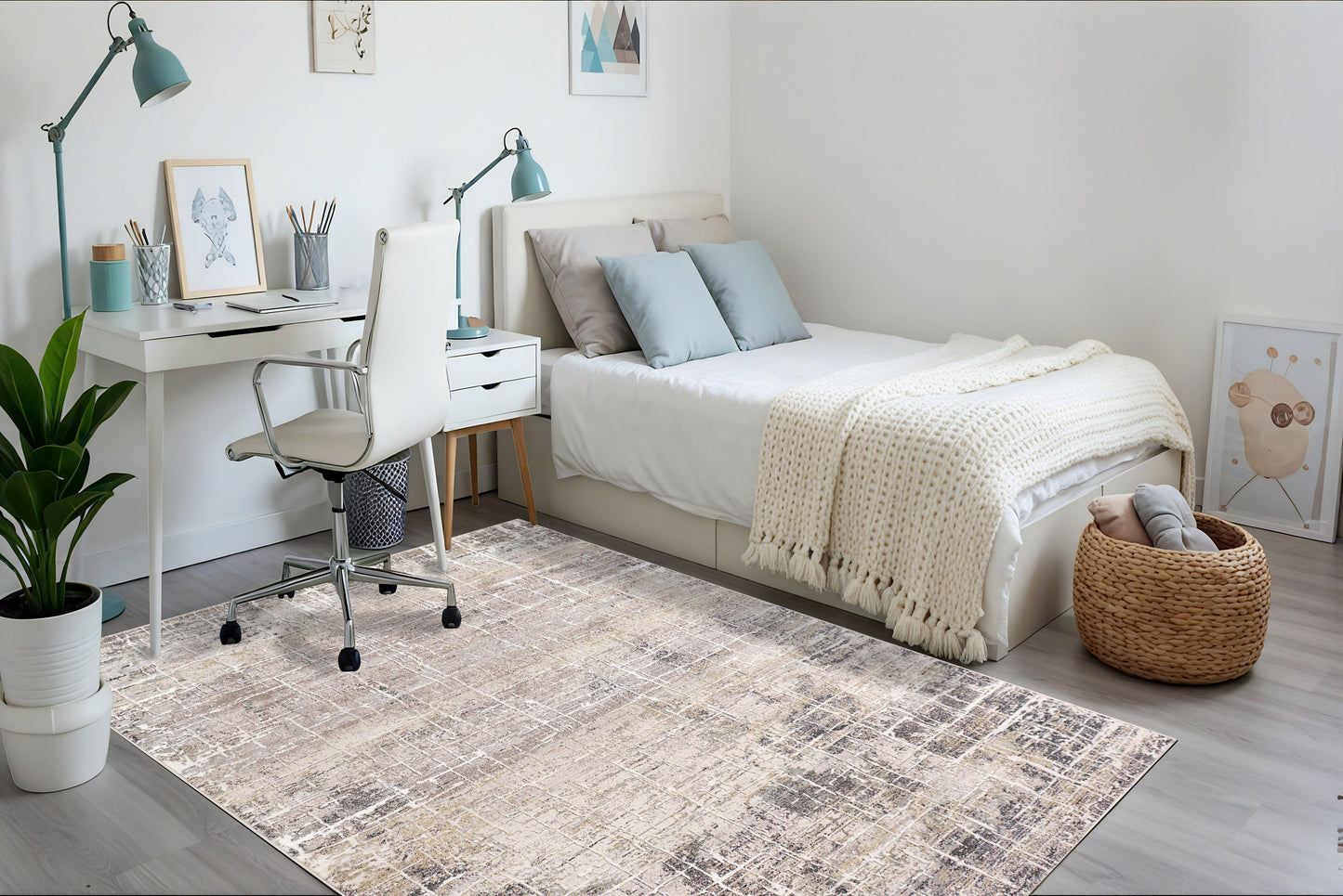 Nova 7084-899 Beige/Multi Area Rug