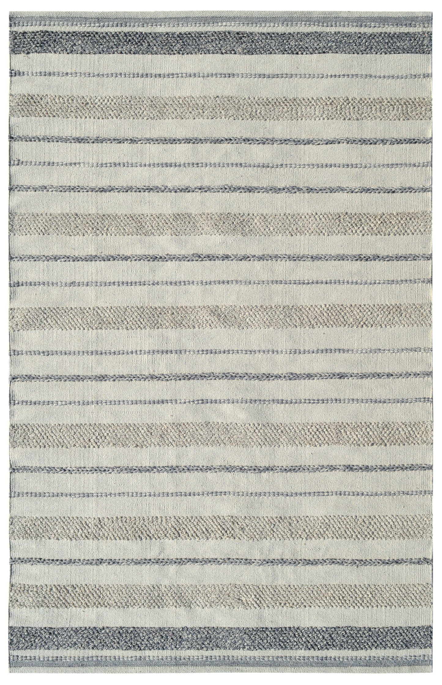 Oak 8370-109 Ivory/Grey Area Rug