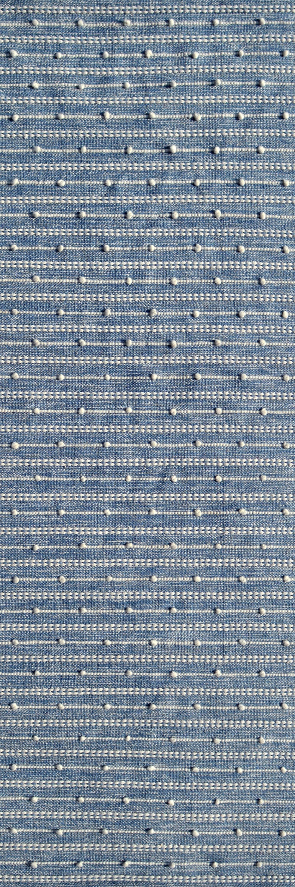 Oak 8373-501 Ivory/Blue Area Rug