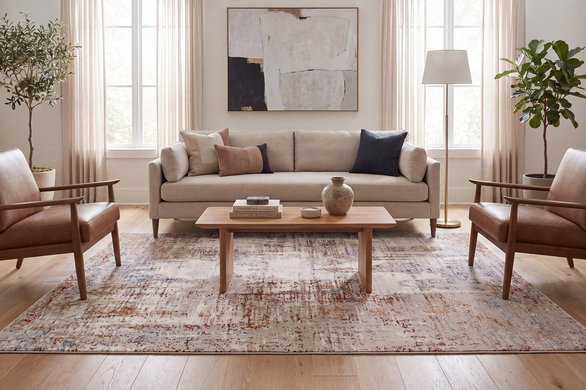 Obsession 9530-199 Cream/Grey/Multi Area Rug