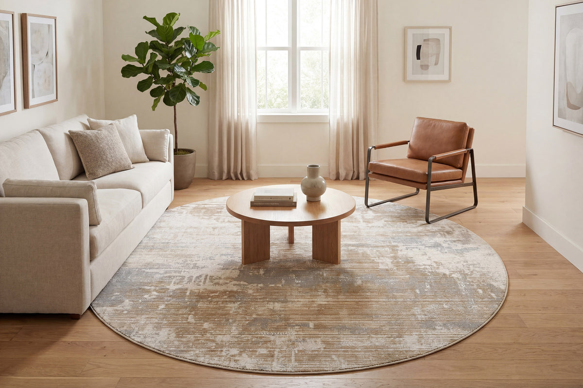Obsession 9533-185 Cream/Beige/Blue Area Rug