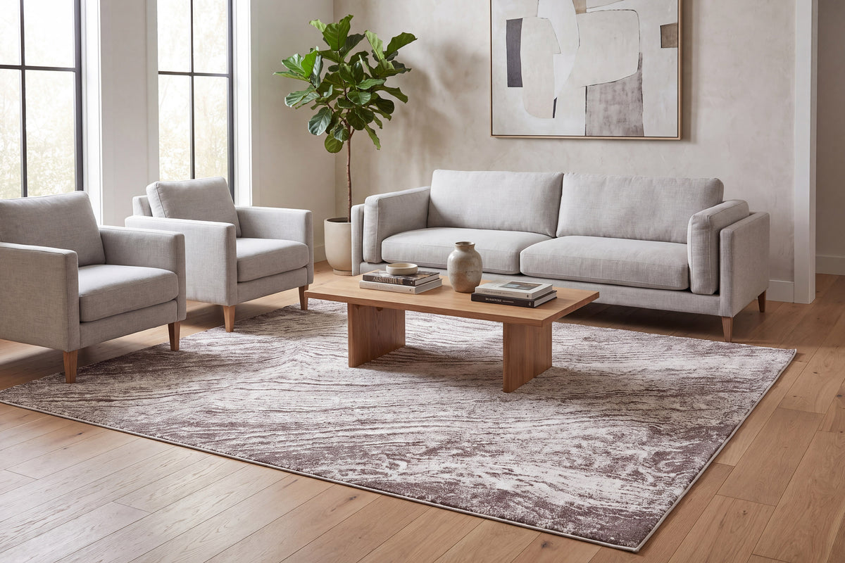 Obsession 9537-180 Cream/Taupe Area Rug