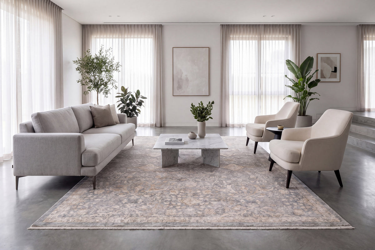 Octo 6907-980 Grey/Beige Area Rug