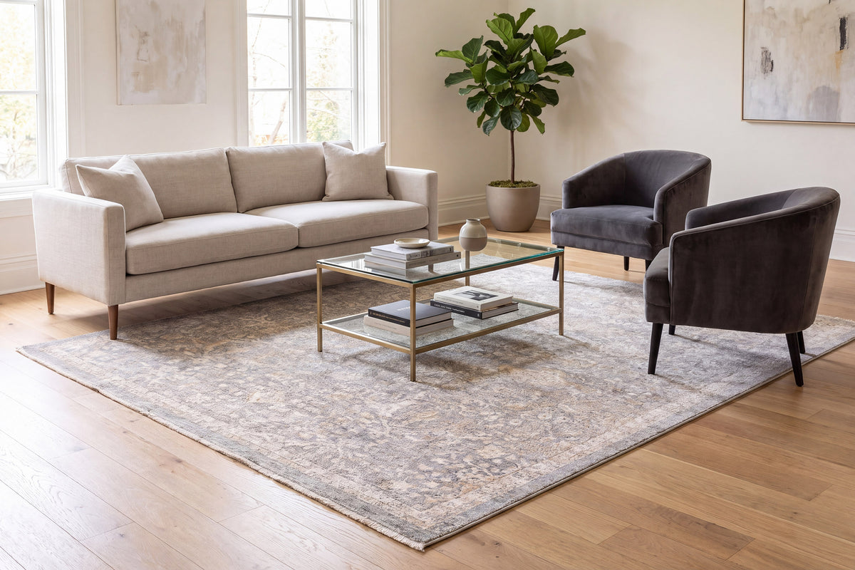Octo 6907-980 Grey/Beige Area Rug