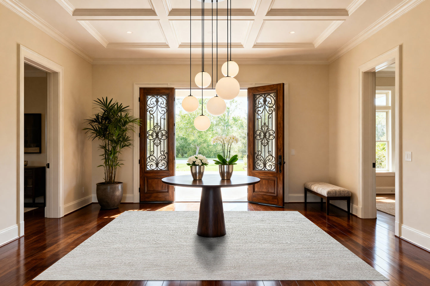 Olivia 12732-190 Ivory/Grey Area Rug