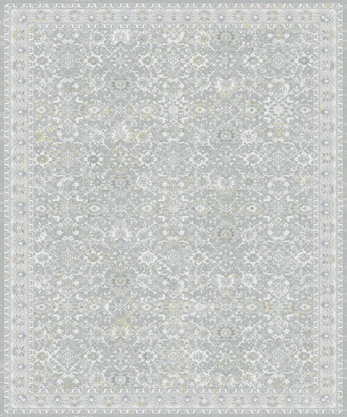 Pacific 15943-981 Grey/Beige/Ivory Area Rug