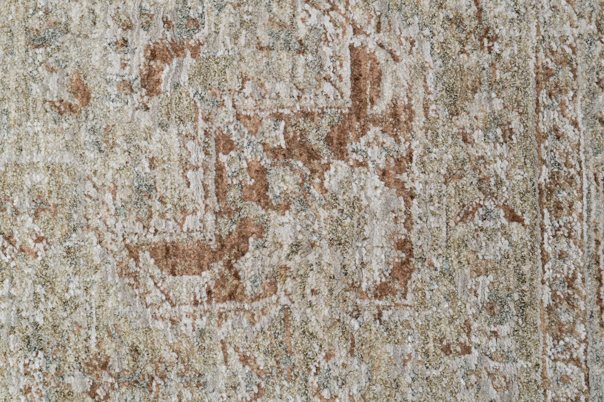 Pacific 15941-813 Beige/Cream/Coral Area Rug