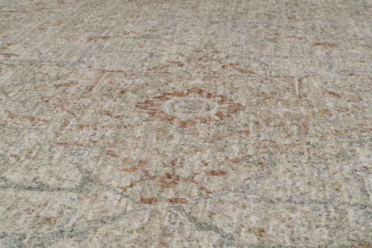 Pacific 15941-813 Beige/Cream/Coral Area Rug