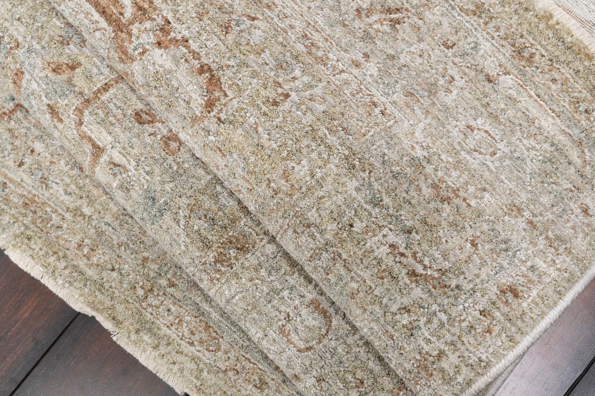 Pacific 15941-813 Beige/Cream/Coral Area Rug
