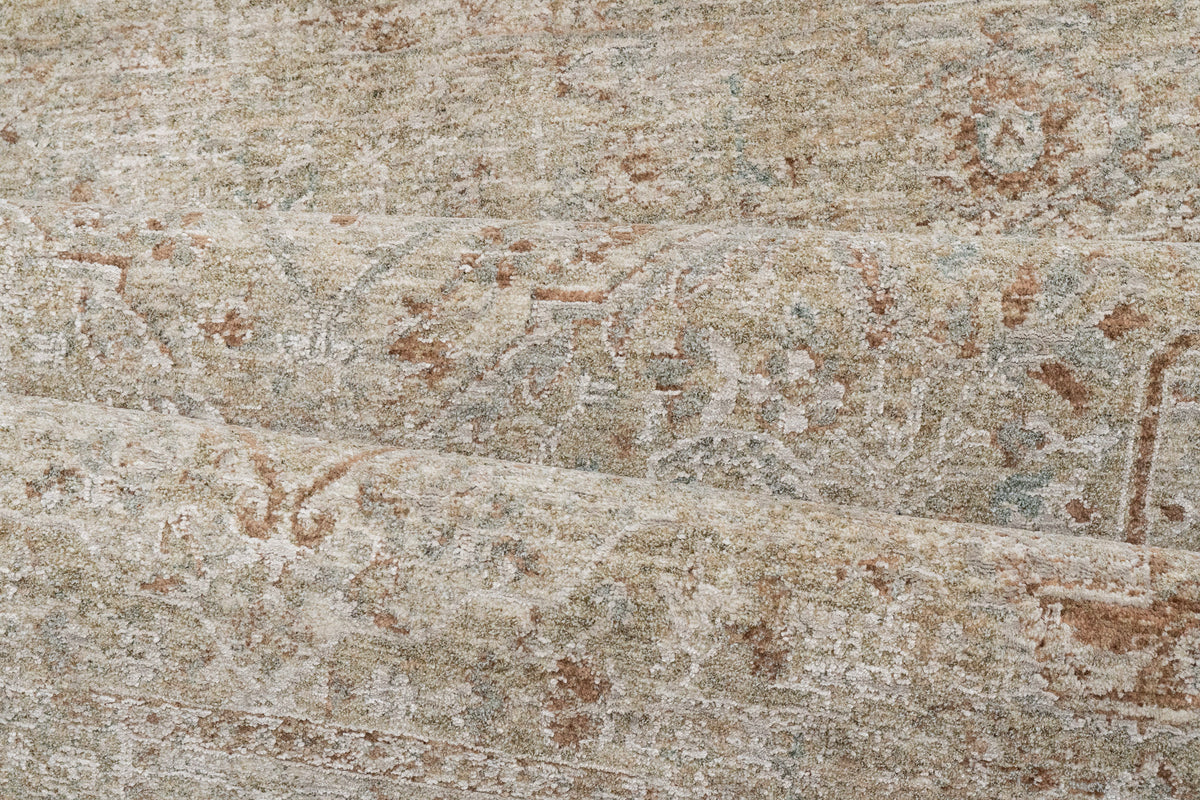 Pacific 15941-813 Beige/Cream/Coral Area Rug