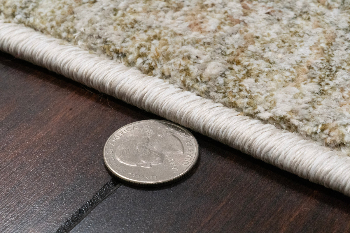Pacific 15941-813 Beige/Cream/Coral Area Rug