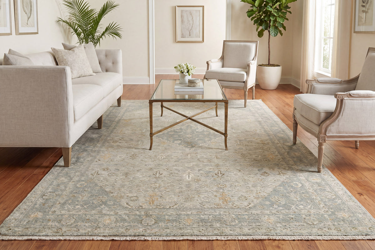 Pacific 15942-910 Grey/Ivory Area Rug