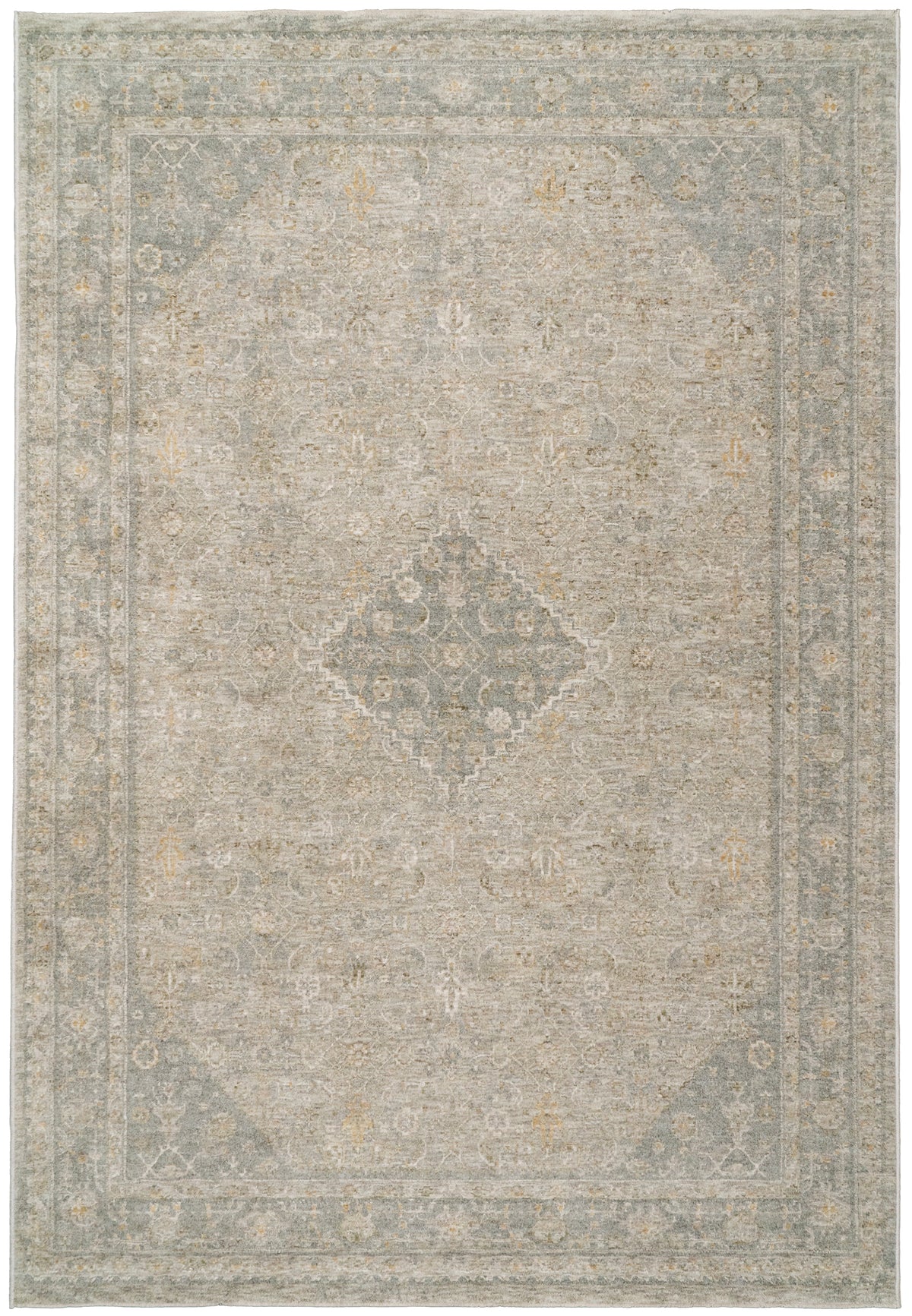 Pacific 15942-910 Grey/Ivory Area Rug