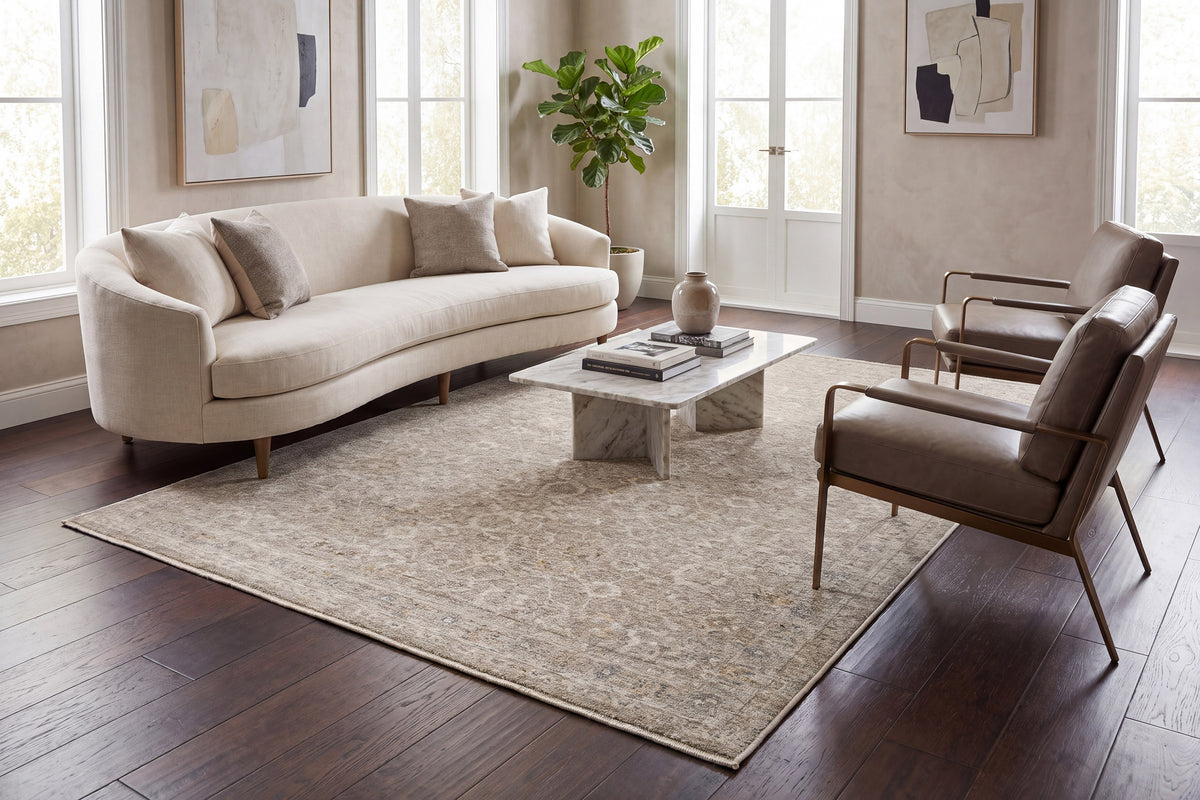 Pacific 15943-981 Grey/Beige/Ivory Area Rug