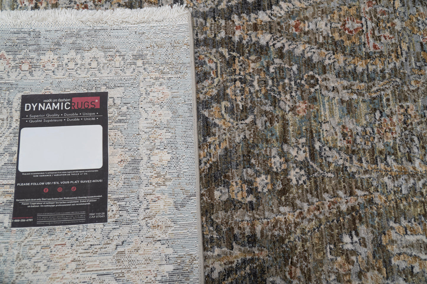 Pandora 17641-881 Brown/Beige/White Area Rug