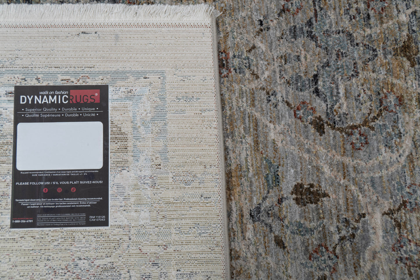 Pandora 17642-580 Navy/Beige Area Rug