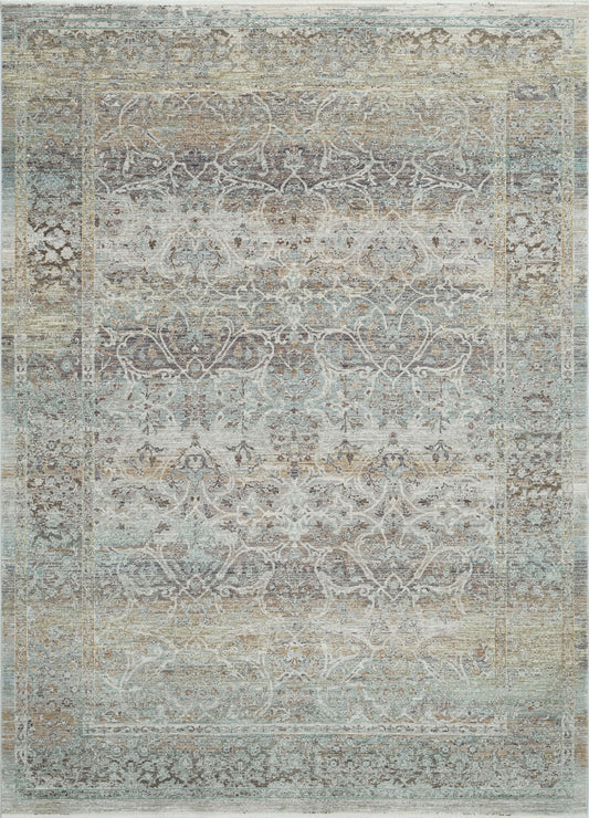 Pandora 17642-580 Navy/Beige Area Rug
