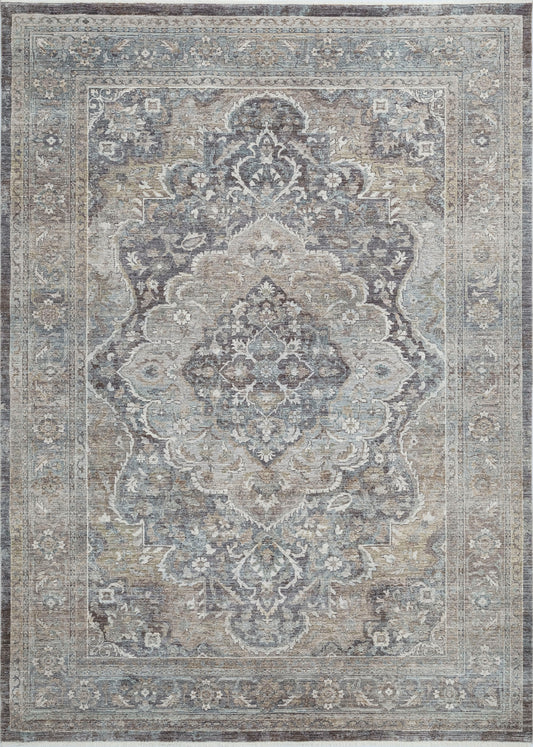 Pandora 17653-980 Grey/Beige Area Rug